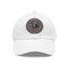 The Nerdy Birder - "Fluent in Fowl Language"  Dad Hat, Leather Patch Cap, Perfect Gift for Dads, Nature Lovers, Casual Style Cap, Summer Accessories