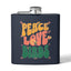 Peace Love Birds Stainless Steel Flask - 6oz