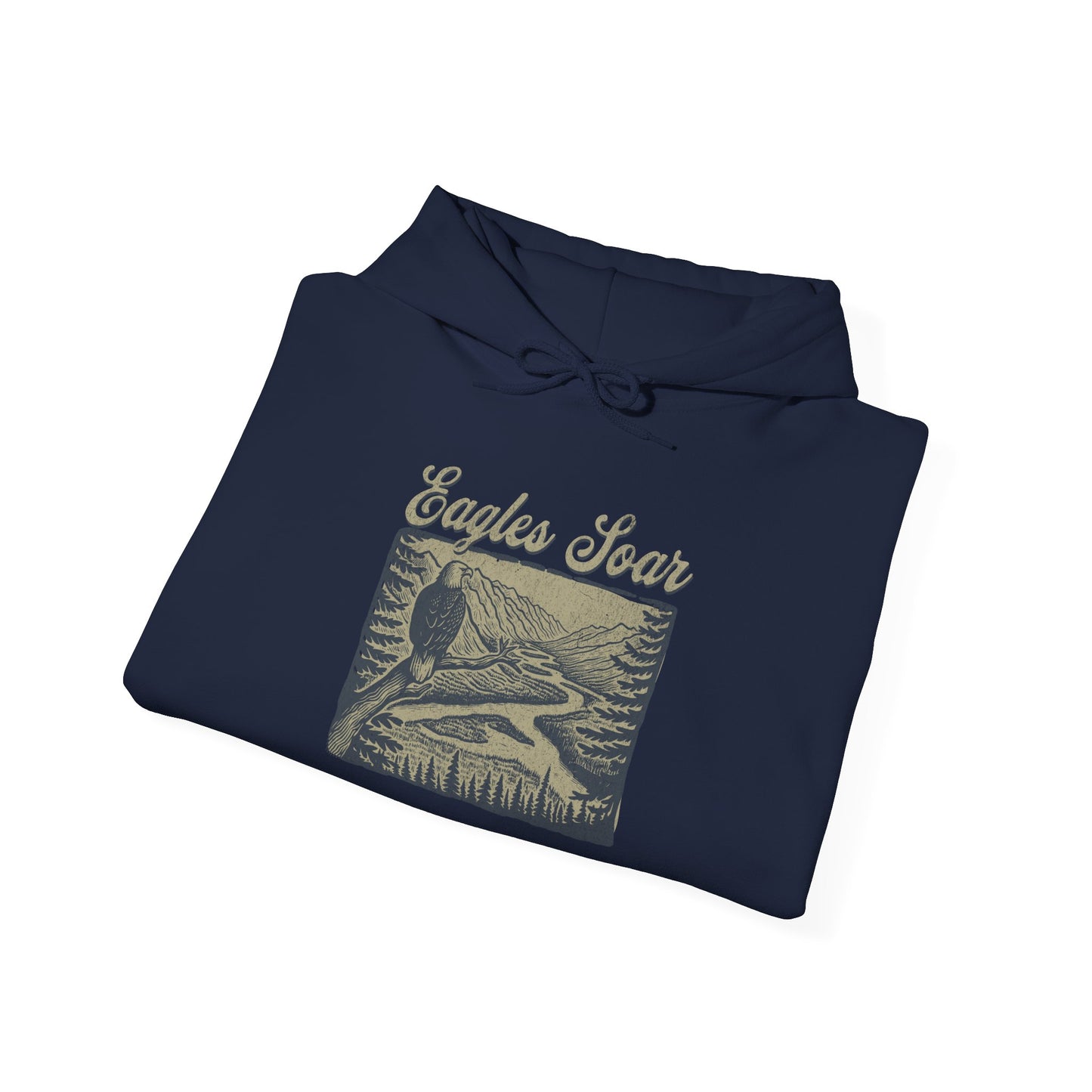 Eagle Soars Unisex Hoodie - Cozy Sweatshirt for Nature Lovers