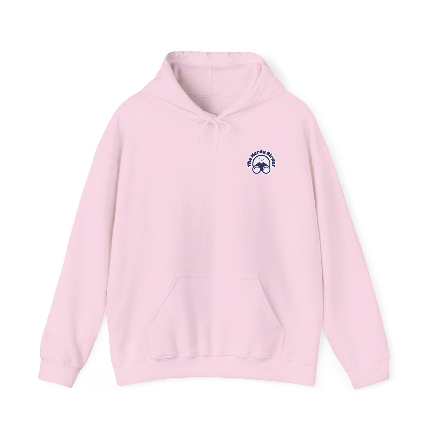 The Nerdy Birder Silly Goose Club Back Design Unisex Hoodie - Cozy Sweatshirt for Nature Lovers