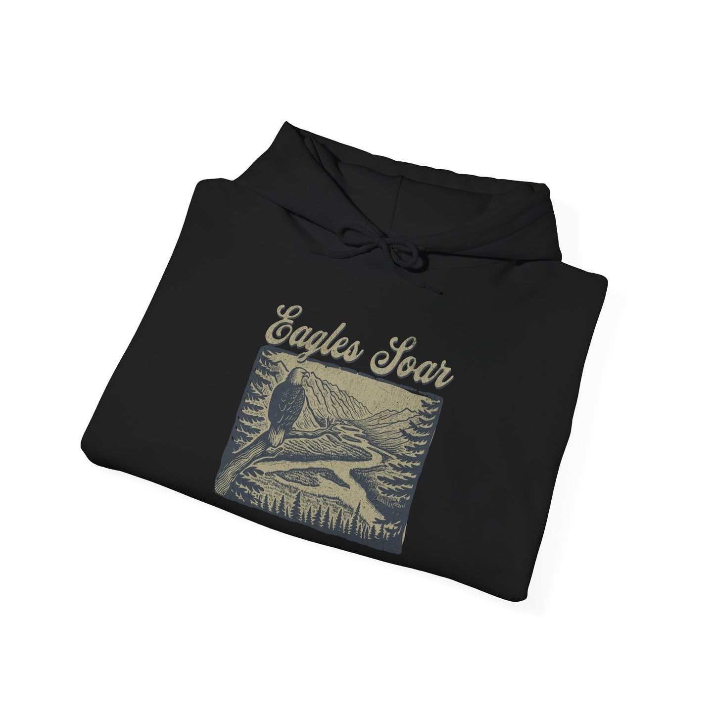 Eagle Soars Unisex Hoodie - Cozy Sweatshirt for Nature Lovers
