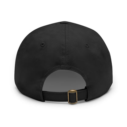The Nerdy Birder - "Fluent in Fowl Language"  Dad Hat, Leather Patch Cap, Perfect Gift for Dads, Nature Lovers, Casual Style Cap, Summer Accessories