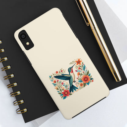 Hummingbird in Bloom Tough Phone Cases