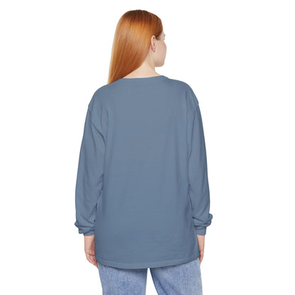 Pink Birder Unisex Garment-dyed Long Sleeve T-Shirt