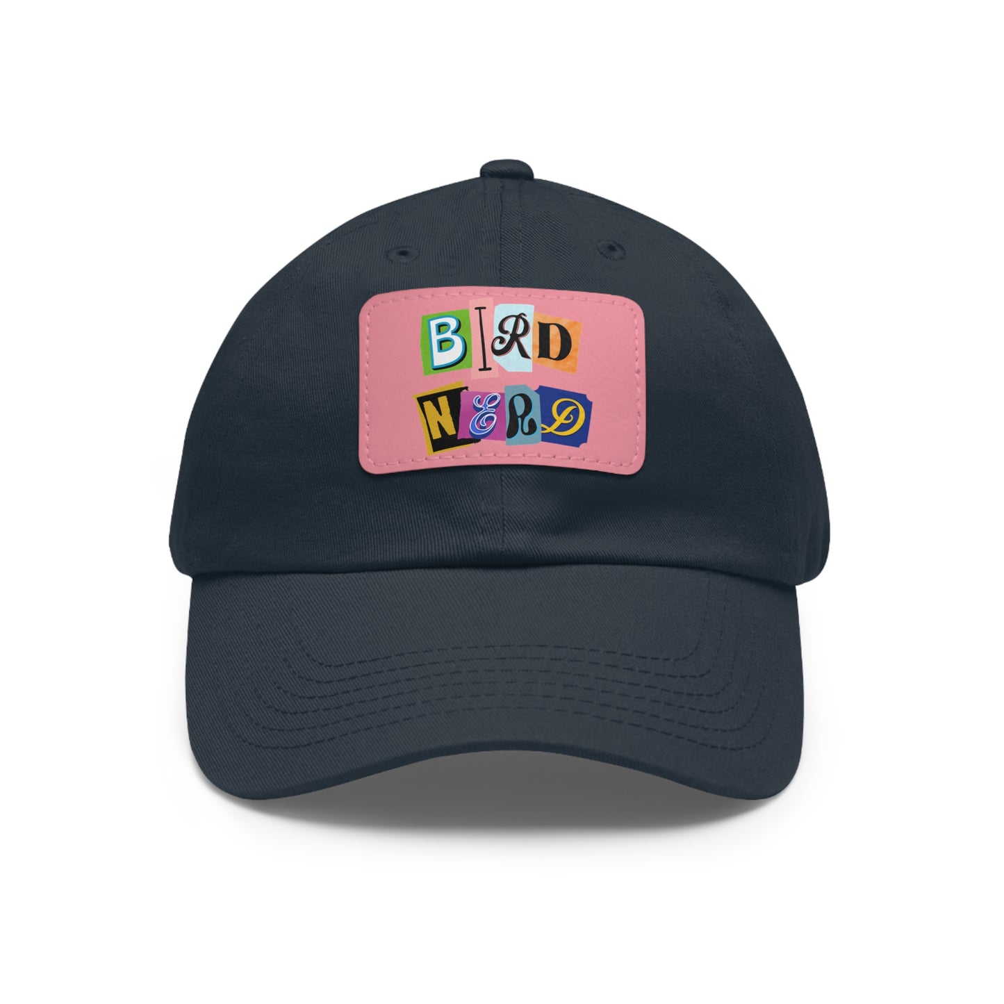 The Nerdy Birder - Bird Nerd Dad Hat with Leather Patch, Casual Cap for Bird Lovers, Unique Gift for Birdwatching, Outdoor Adventure Hat, Unisex