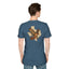 Texas Red-Tailed Hawk on the back of the T-Shirt