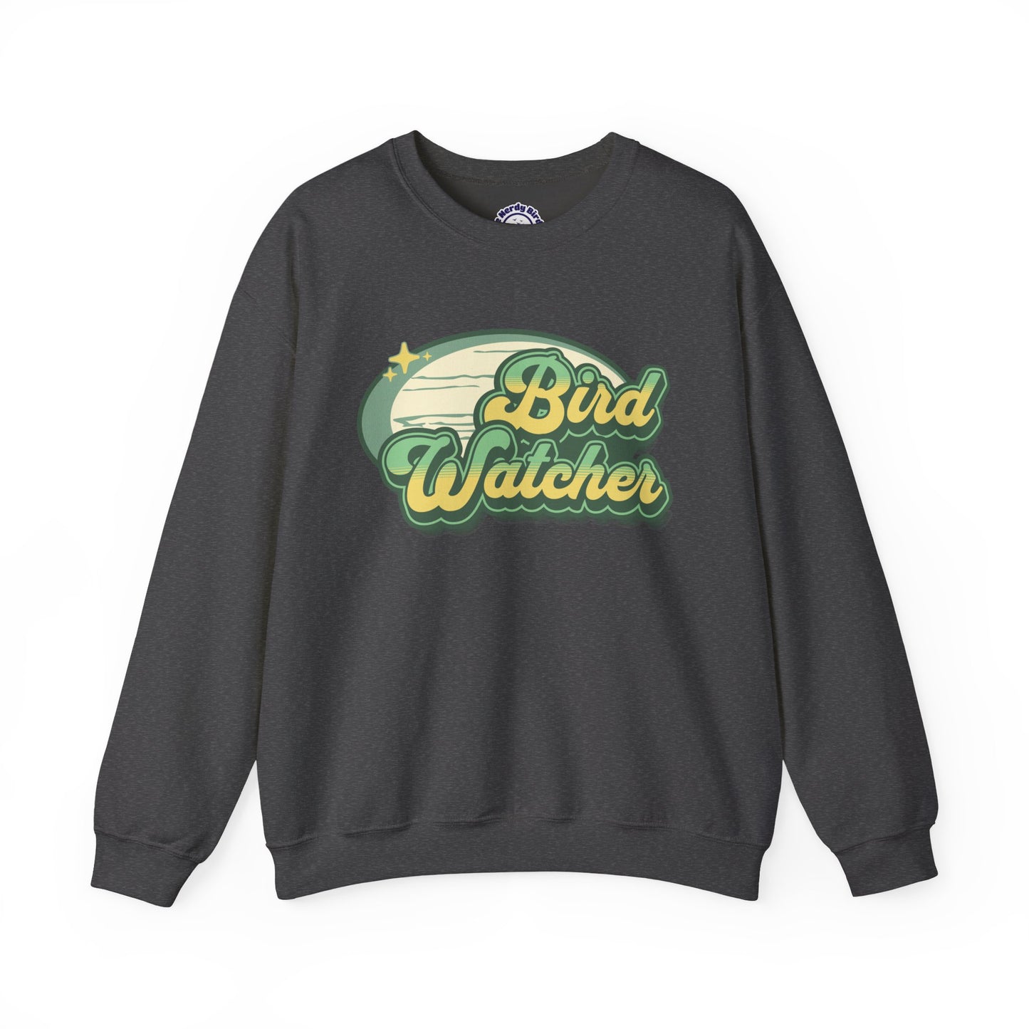 Bird Watcher Graphic Unisex Crewneck Sweatshirt