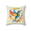 Hummingbird Rainbow Pillow Decorative Home Accents