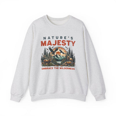 Nature's Majesty Graphic Sweatshirt - Embrace the Wilderness