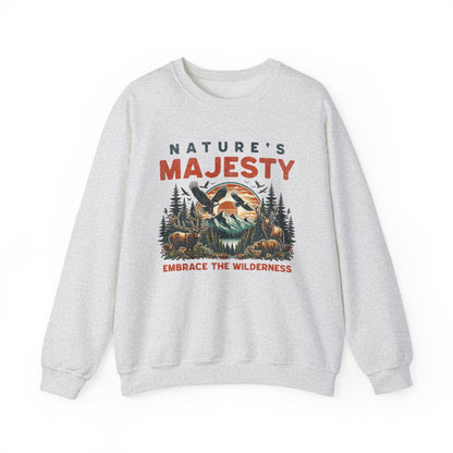 Nature's Majesty Graphic Sweatshirt - Embrace the Wilderness