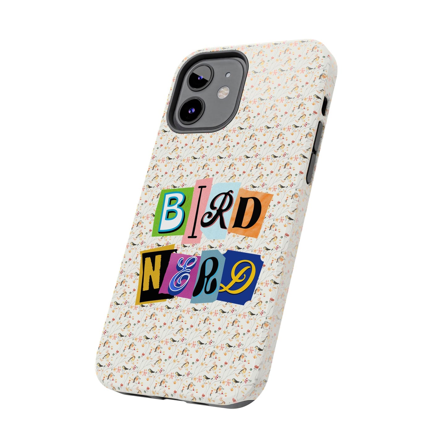 Bird Nerd Tough Phone Case - Fun & Colorful Design for Bird Lovers