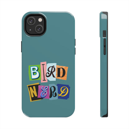 The Nerdy Birder - Bird Nerd Tough Phone Cover for Bird Lovers, Unique Gift for Wildlife Enthusiasts