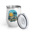 Birding Vibes Wine Tumbler | 12oz Insulated Drinkware for Beach Lovers