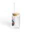 The Nerdy Birder Let's Go Birding 16oz Sipper Glass With Bamboo Lid