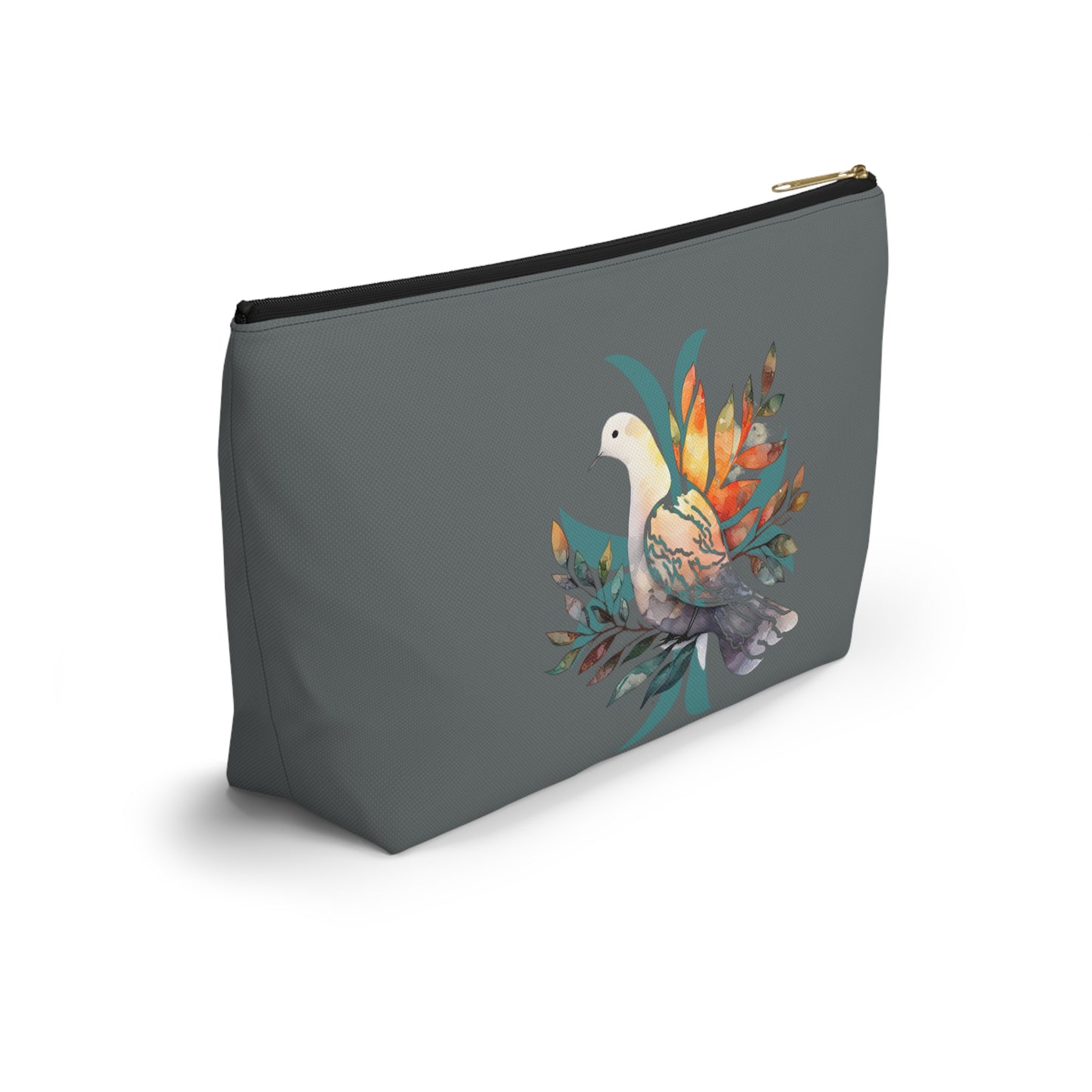 Peaceful Dove Accessory Pouch in Grey