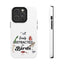 The Nerdy Birder - Easily Distracted by Birds Tough Phone Cases, Bird Lover Gift, Unique Phone Accessory, Nature-Themed Case