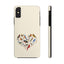 Bird Heart Tough Phone Cases - Cute Wildlife Design, Gift for Nature Enthusiasts, Durable Cases for Birdwatching