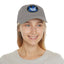 The Nerdy Birder - "Calm The Flock Down" Dad Hat, Leather Patch Cap, Perfect Gift for Dads, Nature Lovers, Casual Style Cap, Summer Accessories