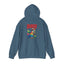 The Nerdy Birder - "Bird!" Back Design Unisex Hoodie - Cozy Sweatshirt for Nature Lovers