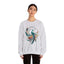 Elegant Peacock Design Unisex Crewneck Sweatshirt