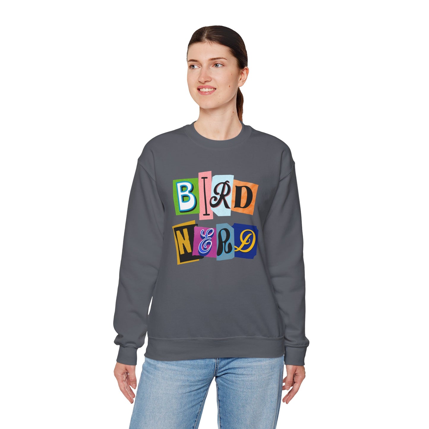 Bird Nerd Crewneck Sweatshirt - Fun Casual Wear for Bird Lovers