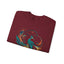 Elegant Peacock Design Unisex Crewneck Sweatshirt