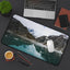 Serene Glacier Desk Mat - Nature-Inspired Workspace Decor