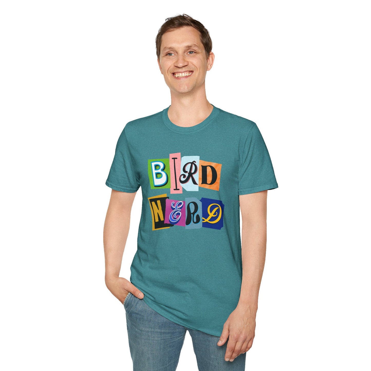 Bird Nerd Unisex Softstyle T-Shirt - Fun & Quirky Tee