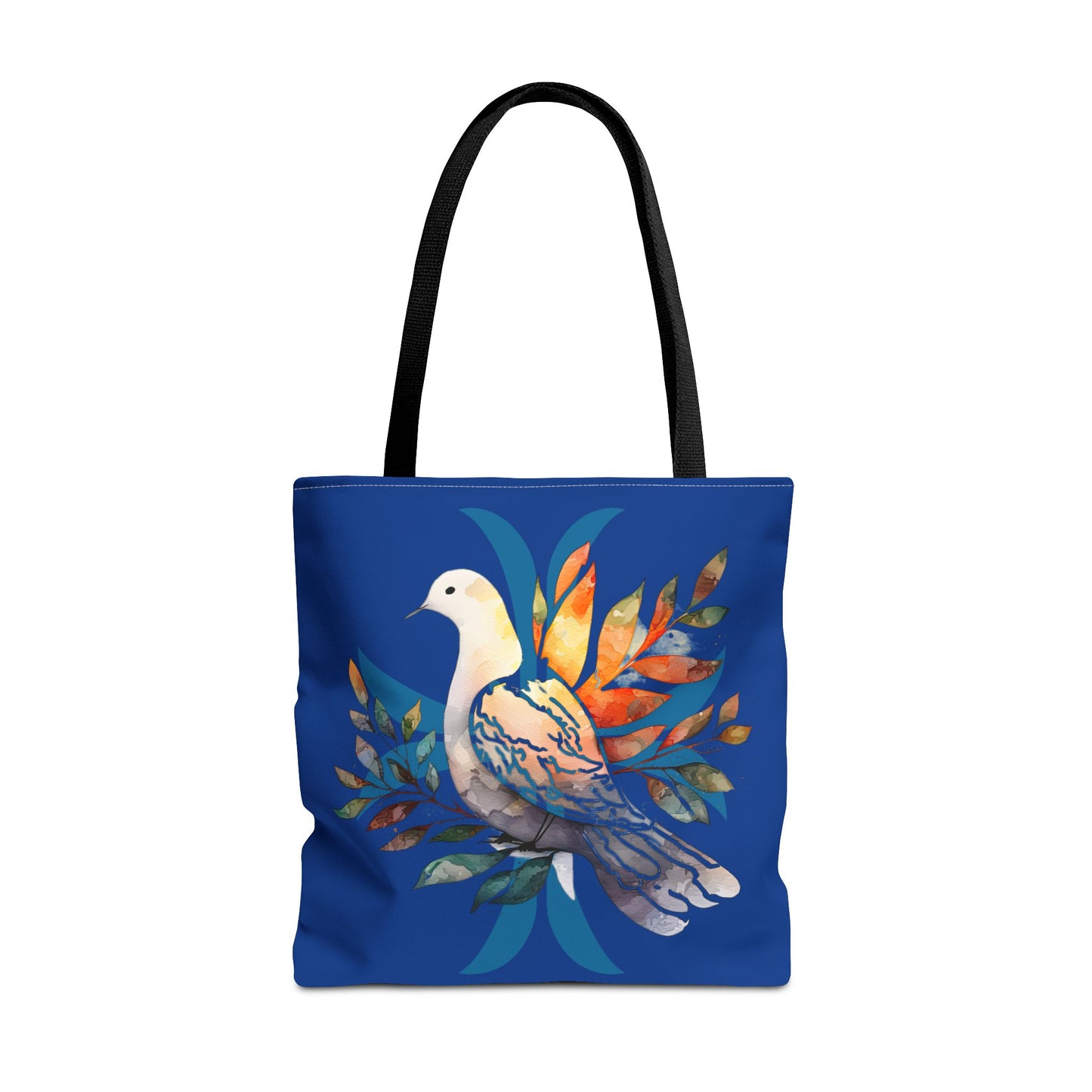 Peaceful Dove Tote Bag in Blue