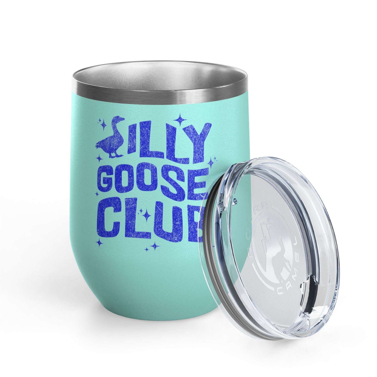 Silly Goose Club Wine Tumbler, Fun Party Gift, Personalized Drinkware, Friendship Gift, Outdoor Adventure Mug