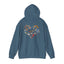 Bird Heart Unisex Hoodie Back Design - Cozy Sweatshirt for Nature Lovers