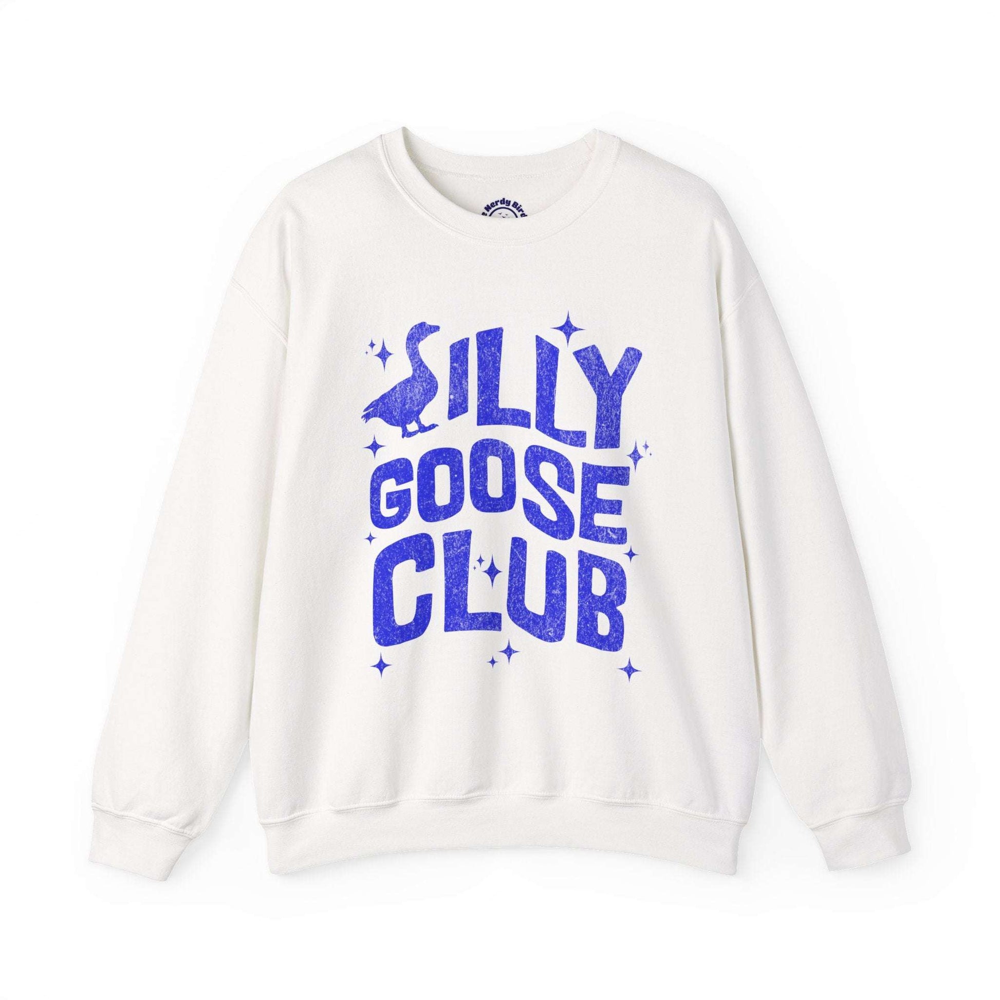 The Nerdy Birder Silly Goose Club Unisex Crewneck Sweatshirt