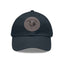 The Nerdy Birder - "Fluent in Fowl Language"  Dad Hat, Leather Patch Cap, Perfect Gift for Dads, Nature Lovers, Casual Style Cap, Summer Accessories