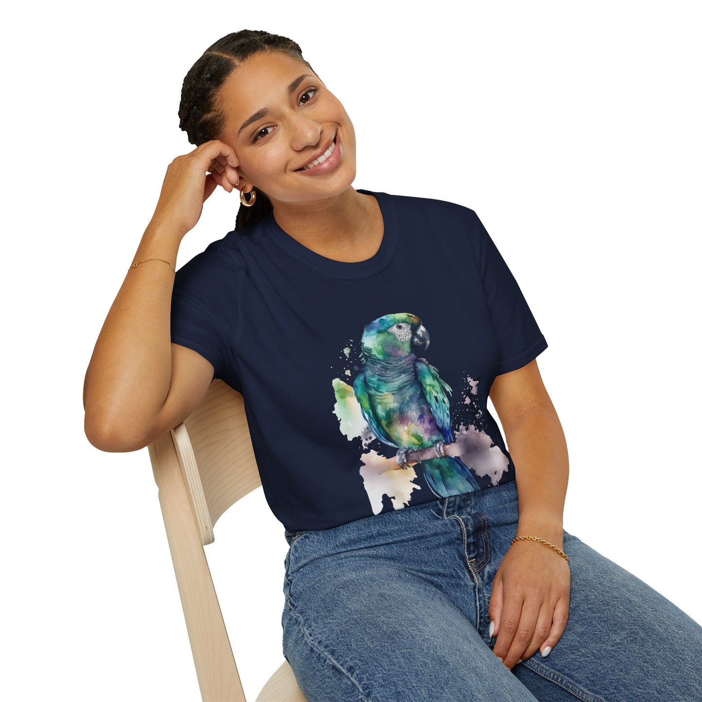 Elegant Parrot Unisex Softstyle T-Shirt