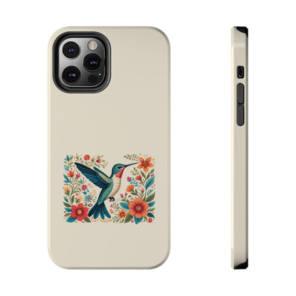 Hummingbird in Bloom Tough Phone Cases