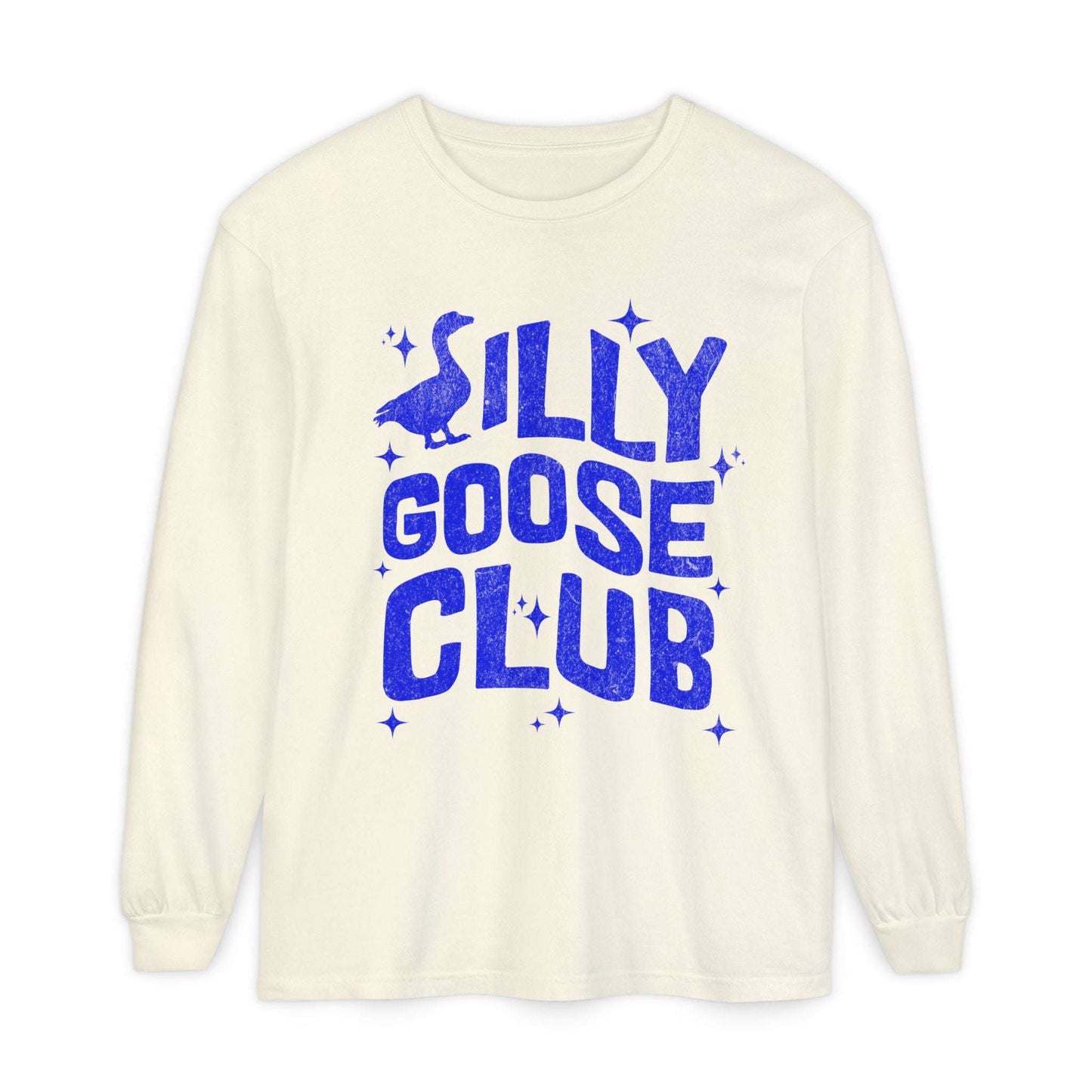 Silly Goose Club Unisex Garment-dyed Long Sleeve T-Shirt