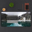Serene Glacier Desk Mat - Nature-Inspired Workspace Decor