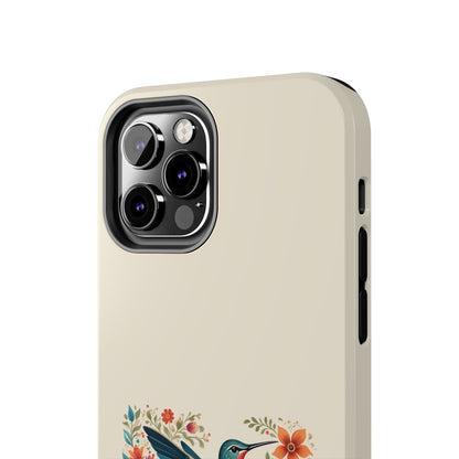 Hummingbird in Bloom Tough Phone Cases