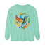 Hummingbird Rainbow Garment-dyed Long Sleeve T-Shirt