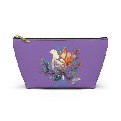 Peaceful Dove Accessory Pouch in Purple