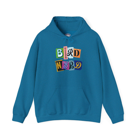 Bird Nerd Unisex Hooded Sweatshirt - Cozy Gift for Birdwatchers, Nature Lovers, Casual Style, Eco-Friendly, Every Day Wear
