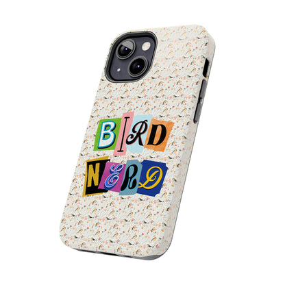 Bird Nerd Tough Phone Case - Fun & Colorful Design for Bird Lovers