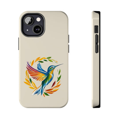 Hummingbird Rainbow Tough Phone Cases