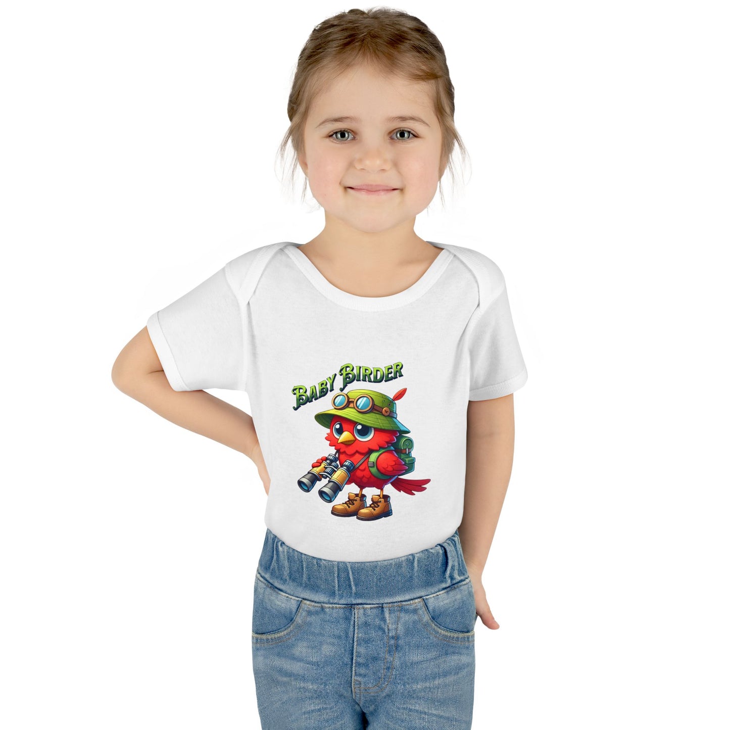 The Nerdy Birder - Baby Birder Infant Bodysuit, Cute Baby Clothes, Baby Shower Gift, Newborn Outfit, Baby Apparel, Gift for Bird Enthusiasts