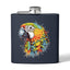 Colorful Parrot Stainless Steel Flask - 6oz