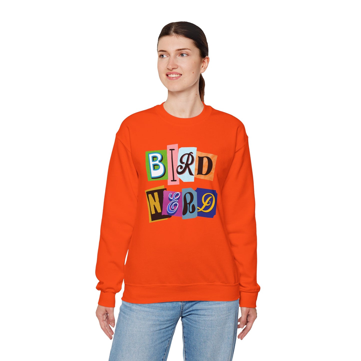 Bird Nerd Crewneck Sweatshirt - Fun Casual Wear for Bird Lovers