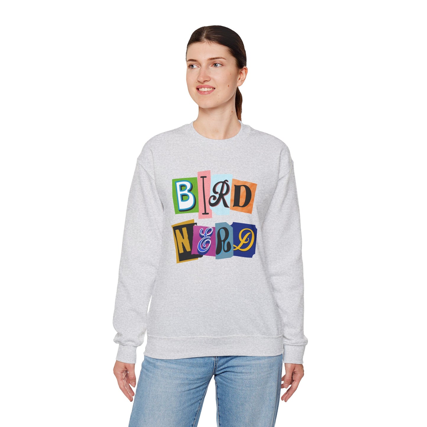 Bird Nerd Crewneck Sweatshirt - Fun Casual Wear for Bird Lovers