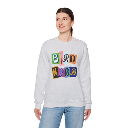 Bird Nerd Crewneck Sweatshirt - Fun Casual Wear for Bird Lovers