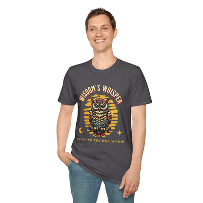 Wisdom's Whisper Unisex Softstyle T-Shirt - Nature Lover's Gift