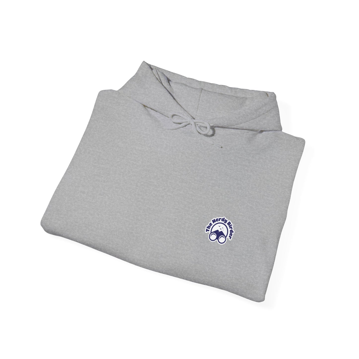 Bird Nerd Retro Back Design Unisex Hoodie